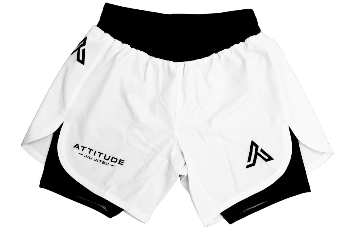 White Hybrid Shorts