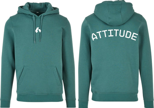 Train with Attitude Hoodie - Green Leaf