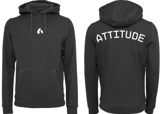 Train with Attitude Hoodie - Charcoal