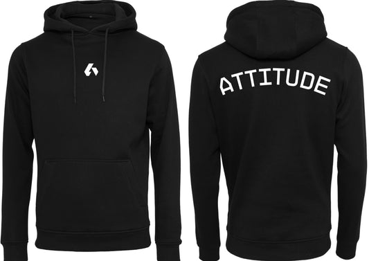 Train with Attitude Hoodie - Black